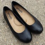 Softwalk Women's  Sonoma Black Leather Ballet Flats Sz 8.5 Photo 2