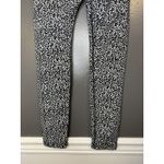 Nike Leggings Womens Small Black White Allover Print Cotton Blend Swoosh Yoga Photo 5