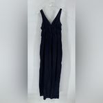 Anthropologie  SANCIA ODA V-NECK HALTER JUMPSUIT ROMPER NAVY BLUE SMALL‎ Photo 8