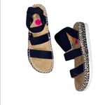 White Mountain NEW  Kolton Ankle Strap Sandal Espadrille Black  11 Photo 5