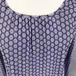 Liz Claiborne  Womens Mesh Top Small Geometric Flowy Retro Mod Preppy Retro Y2K‎ Photo 1