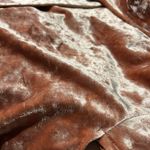 Madewell  pink Peach Crushed blush velvet mocked dress tie back bow Size M Photo 4