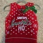 santa’s crop sweater vest Photo 0