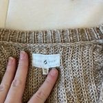 Lou & grey  Tan Knit Cardigan Sweater Photo 4