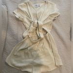 Princess Polly  beige size 4 tie romper Photo 0