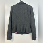 Diane Von Furstenberg  El Dorado Grey Button Up Wool Blend Pea Coat Jacket Size 4 Photo 7