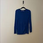 Athleta  Blue Nirvana Twist Front Sweatshirt Size XS‎ Photo 3