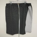 Jessica London Black and White Box Plaid Faux Wrap Skirt Size 18/20 NWT Photo 1