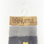 NWT Karma Women Novelty Christmas Holiday Oh‎ Nuts Nutcracker Crew Socks OS Gray Photo 3