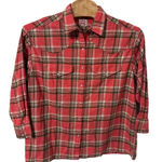 Levi's  Women's Dylan Relaxed Loose Western Button Front Shirt‎ Size XL Plaid Photo 0