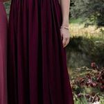 Bill Levkoff Wine Formal Bridesmaid Dress Photo 0