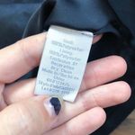 Pearl • black beaded mini dress sheer illusion Marchesa silk cocktail shift Size 2 Photo 6