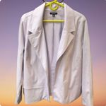 Women's Alfani Asymmetrical Blazer in Lightest Lilac Size 2X Purple Photo 7