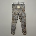 Athleta ‎ NWT Elation Gilded Tight Leggings in Gold Size Small SP Photo 1