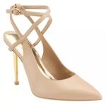 Guess NEW Women's Staton Dress Pumps TAN, FAUX LEATHER Photo 1