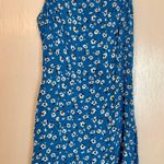 Old Navy Blue Floral Midi Dress Photo 0