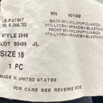 MiracleSuit  One Piece Swimsuit Twist Front V Neck Faux Wrap Slimming Womens 18 Photo 5