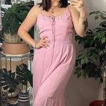 Abercrombie & Fitch  Maxi Dress Lilac Pink Size Medium Tall Photo 0