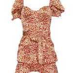 Majorelle  Shiloh Mini Dress, Red Leopard, Small Photo 4