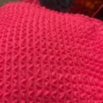 Amazon New swim crinkle texture hot pink padded swim suit bra size small Photo 4