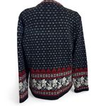 Cambridge Dry‎ Goods Black and Red Cardigan Sweater Size L Photo 2