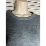 French Connection Womens Gray Crew Neck Long Sleeve Knit Sweater Top Size L Photo 2