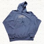 Brandy Melville Blue Hawaii Oversized Hoodie Photo 0