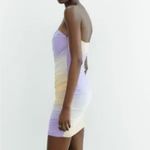 ZARA  Ombré Mesh Strapless Mini Dress Photo 1