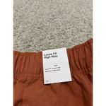 Nike WOMENS LOOSE FIT HIGH RISE SHORTS BURNT ORANGE SMALL Photo 3