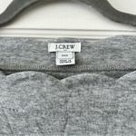 J.Crew  Grey Scalloped Neckline 3/4 Sleeve Knit Top 100% Cotton Size XXSMALL EUC Photo 1