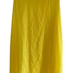 Yellow razor back short dress big bow in back XL Lined Photo 0