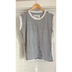 Frank & Eileen Aiden Vintage Muscle Tee Navy & White Stripe Size M Photo 1