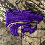 NCAA Kansas State Wildcats Realtree Mossy Woodland Camo Mesh Strap Back Hat Cap Photo 1