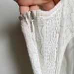 Hollister White Corset Back Mini Lace Dress Adjustable Straps large double lined Photo 4