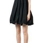 Ulla Johnson NWT  Poplin Cotton Strapless Balloon Dress Black Sz 8 Photo 3