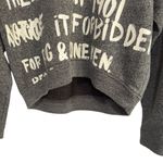 Rag and Bone /JEAN Gray Graphic Sweatshirt Women’s Sz M Oversized Crewneck Pullover Photo 5