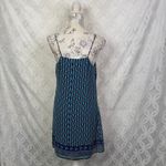 Maeve Anthropologie 100% Silk Slip Dress Sleeveless Colorful Geometric Print S Photo 2