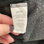 Vince Textured Terry Raglan Side Zipper Sweatshirt Heather Black Gray Size XS Photo 12