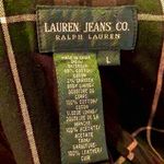 Ralph Lauren Black Corduroy Blazer w Leather Elbow Patches Black Watch Lining LG Photo 11