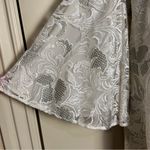 Anthropologie BHLDN Nevada Dress By Mestiza Size L Wedding Boho $400 Silver Size L Photo 4