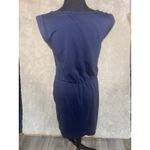 Boden‎ Blackberry Day Dress 6 Navy Pockets Preppy Blue Photo 2