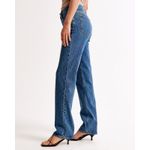 Abercrombie & Fitch  The 90s Straight Mid Rise Jean Denim Dark Wash 12S 31 EUC Photo 3