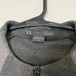 Armani Exchange Two Tone Gray Full Zip Jacket Moto Biker Style Medium Photo 1