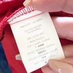 CDC Red Floral Midi Tank Sweetheart Neck Dress Size 8 Photo 7