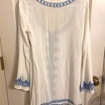 Lovestitch White And Blue Beach Cover Up Dress Photo 2