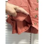 One Clothing  Terra-cotta Color Button Down Mini Skirt Size L‎ Pockets Lined Photo 1