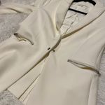 Veronica Beard  Iconic Scuba Dickey Blazer Jacket in Ivory Size 6 Photo 5