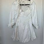 For Love & Lemons Tiana Mini Dress in White Photo 10