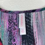 Xhilaration Multicolored Striped High Low Racerback Dress Photo 4