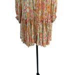 Poupette St Barth Tesorino Mini Dress Floral Print Yellow Marigold One Size Size undefined Photo 3